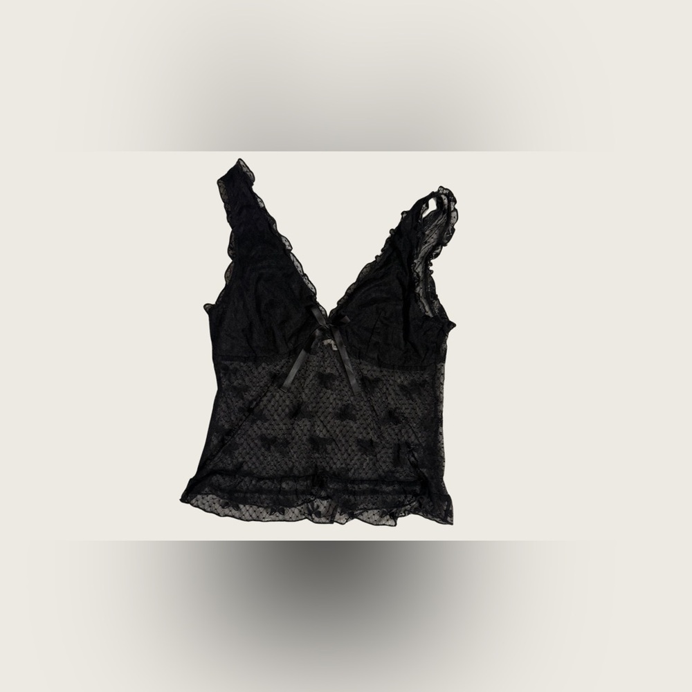 KIMCHI BLUE BOW LACE TANK